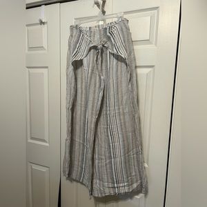 Just Living Beachy Striped Flowy Pants
